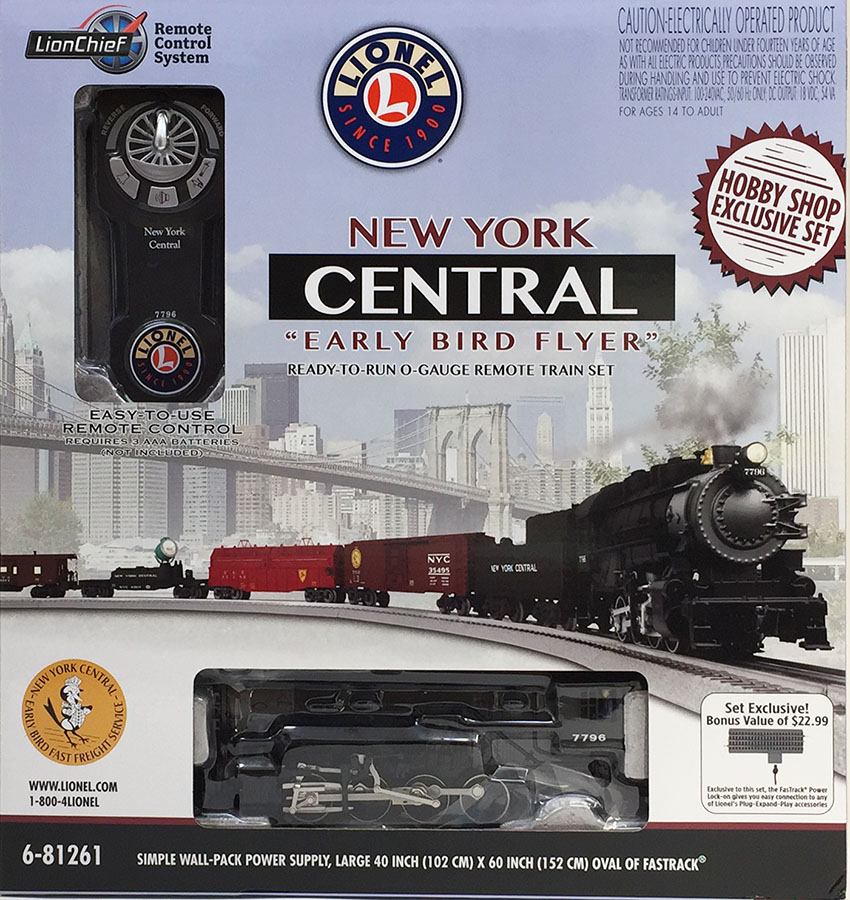 6 81261 lionel new york central early bird flyer ready to run set lionel trains new york central flyer