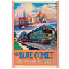 Blue Comet Poster