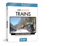 HD Moods:  Trains<br>First ever train/travel program on Blu-ray!