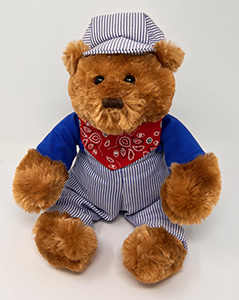 Casey the Train Engineer Bear