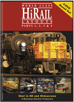 Hi-Rail Layouts 4-DVD Boxed Set