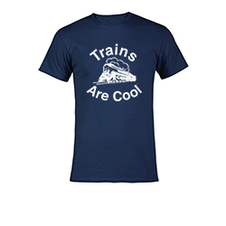 Trains Are Cool Men's T-Shirt